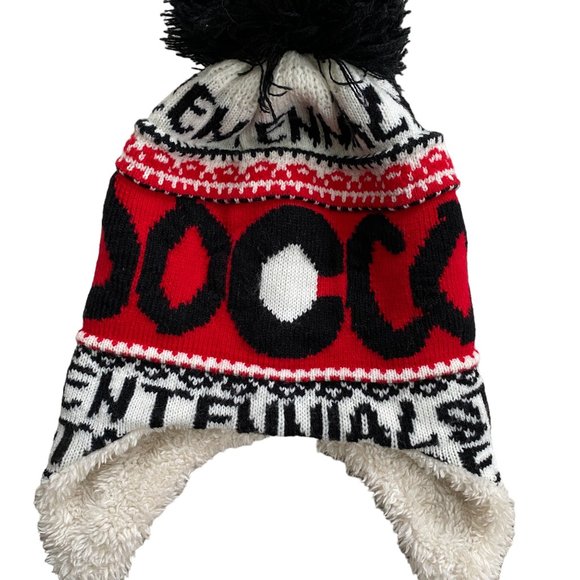 Ruth Robin Colorado Centennial State Spell-out Toboggan Earflap Pom Beanie Hat - Picture 4 of 15